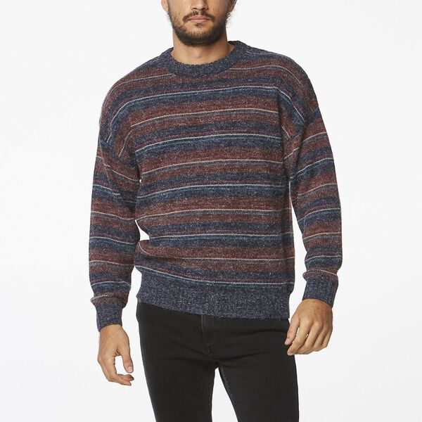 Buy WRANGLER Reactions Sweater Navy Stripe | LA MAIN